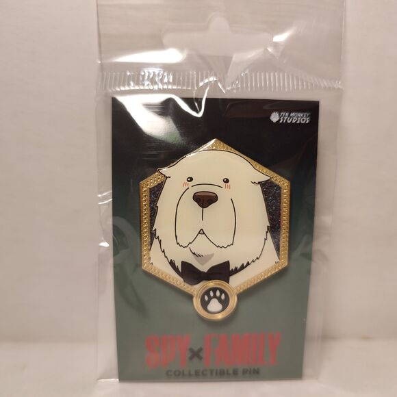 Spy X Family Bond Forger Golden Series Enamel Pin Full Color Badge Figure - Picture 1 of 2